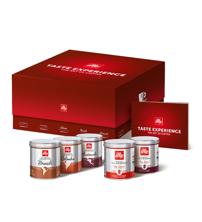 illy Tasting Kit – Taste Experience Cadeauset 5 x 125 gram koffie