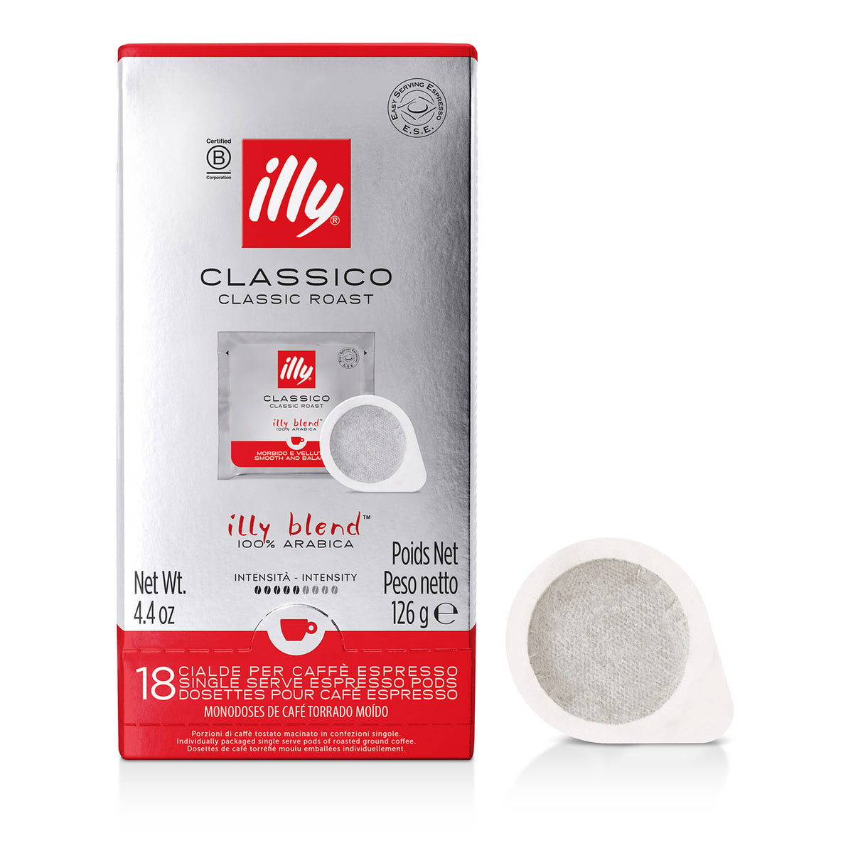 illy E.S.E. servings CLASSICO - 18 koffiepads