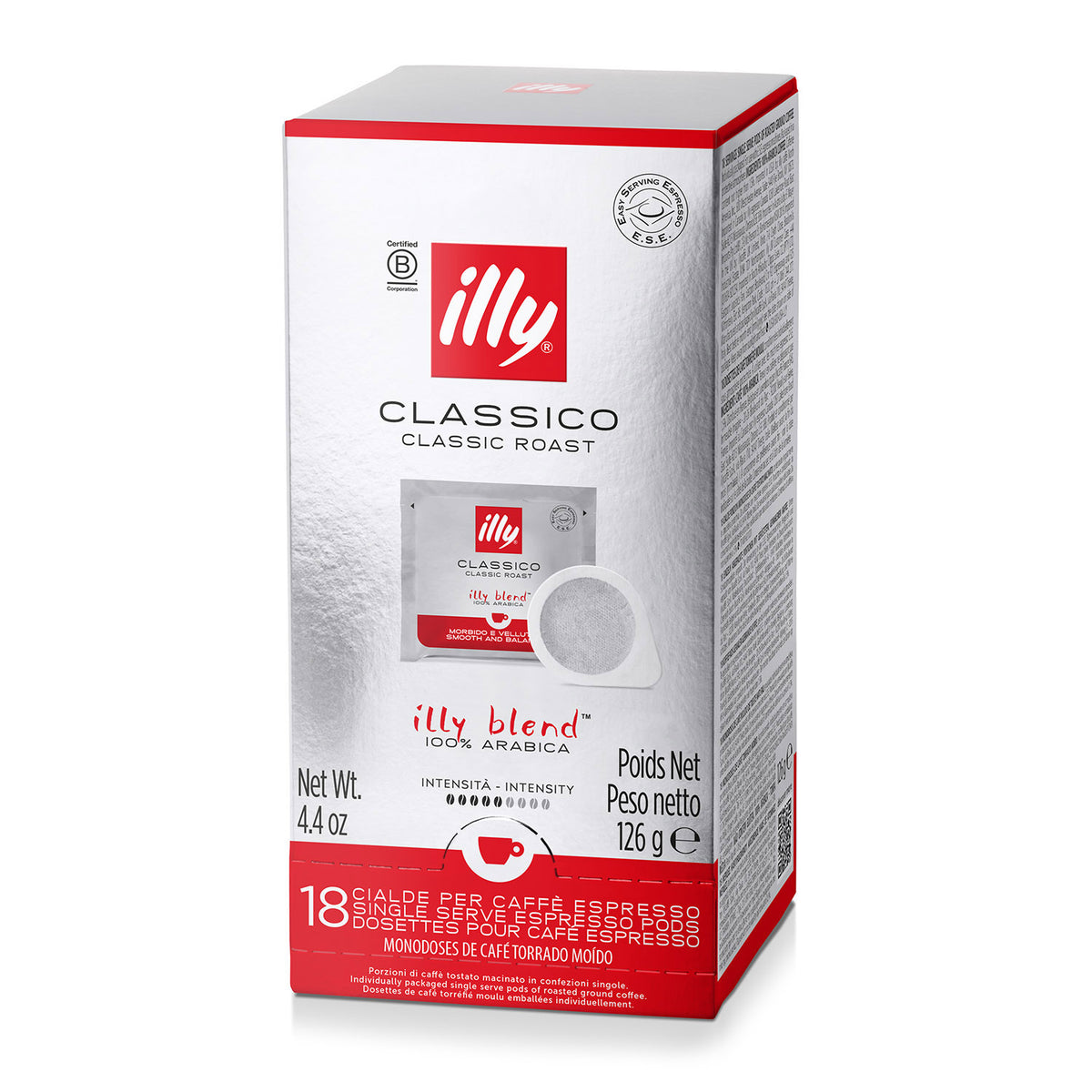 illy E.S.E. servings CLASSICO - 18 koffiepads