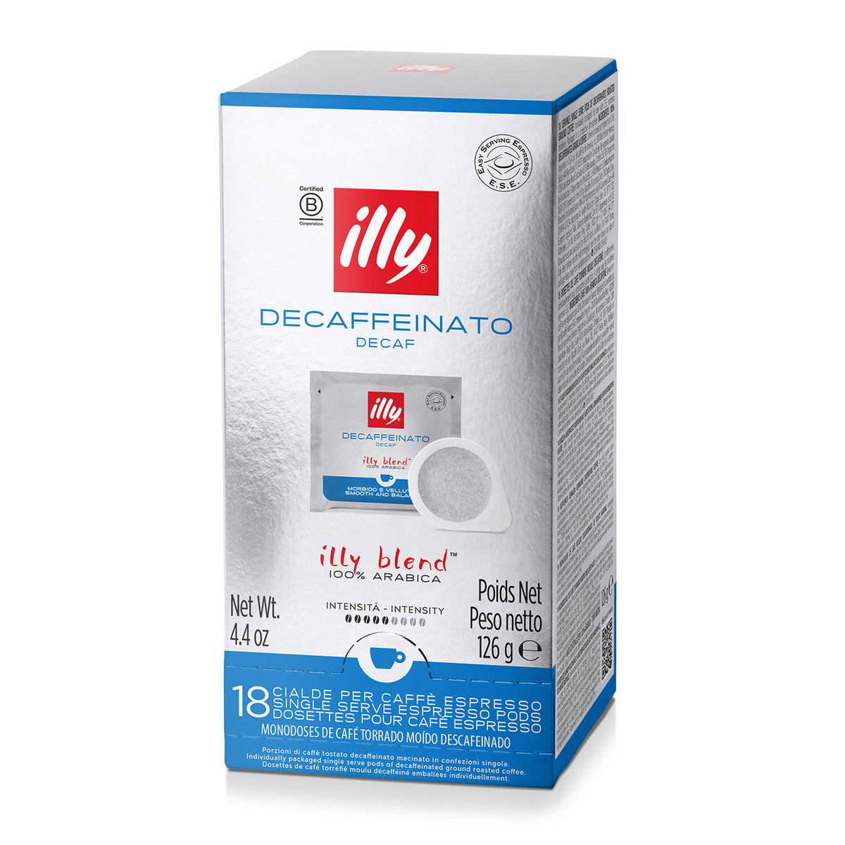 illy E.S.E. servings CAFEÏNEVRIJ - 18 koffiepads