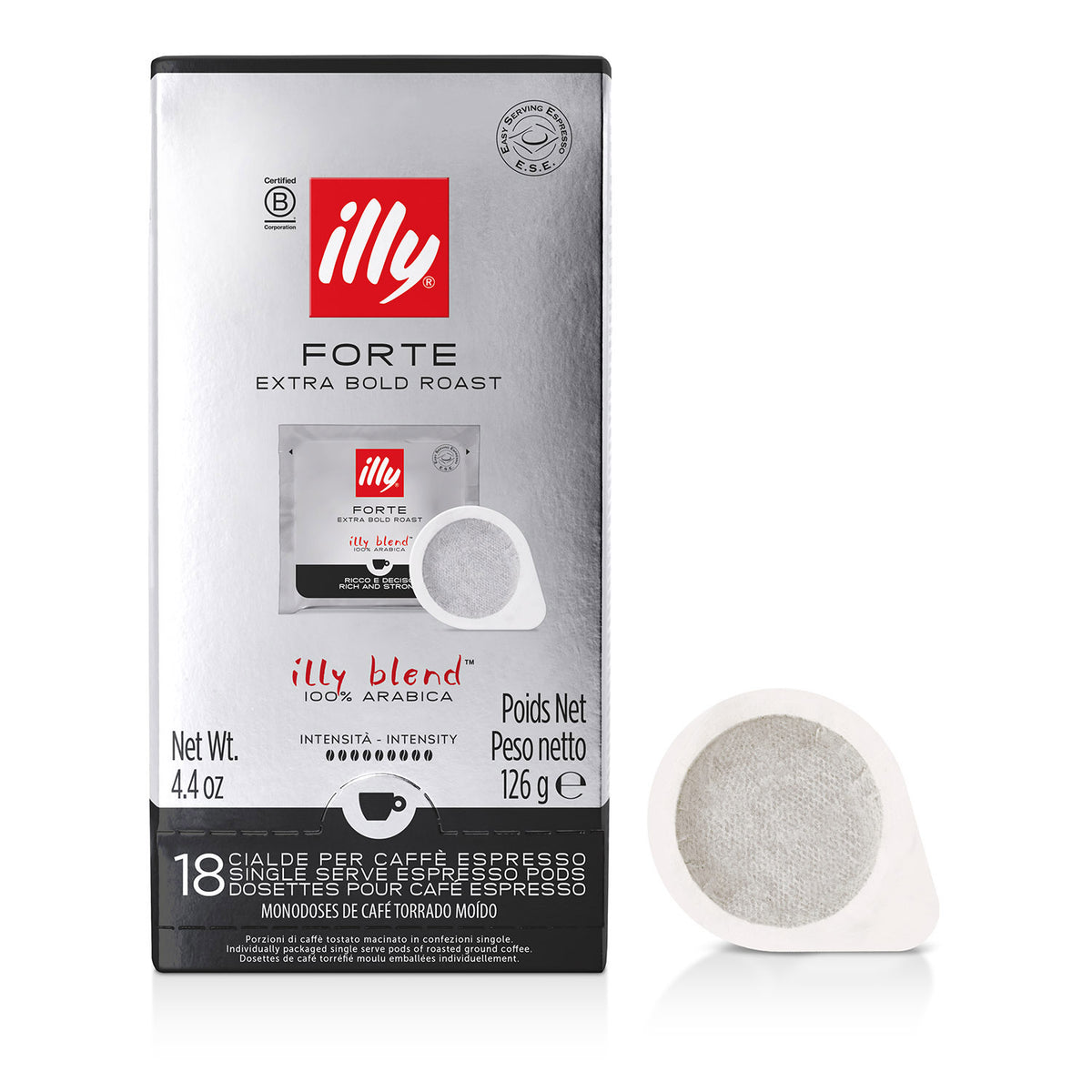 illy E.S.E. servings FORTE - 12 x 18 koffiepads