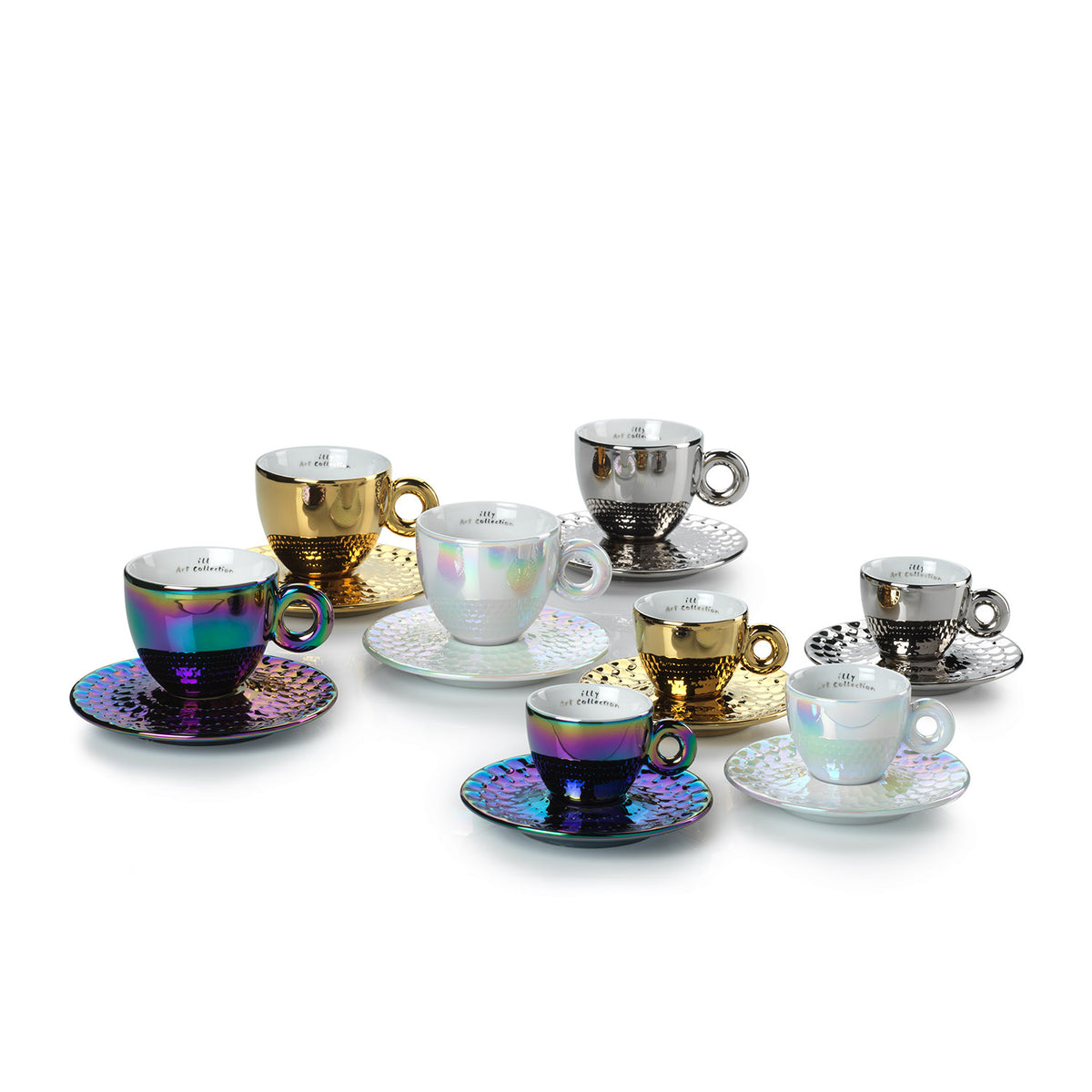 illy Art Collection JOHN ARMLEDER | Espresso- en cappuccinokopjes