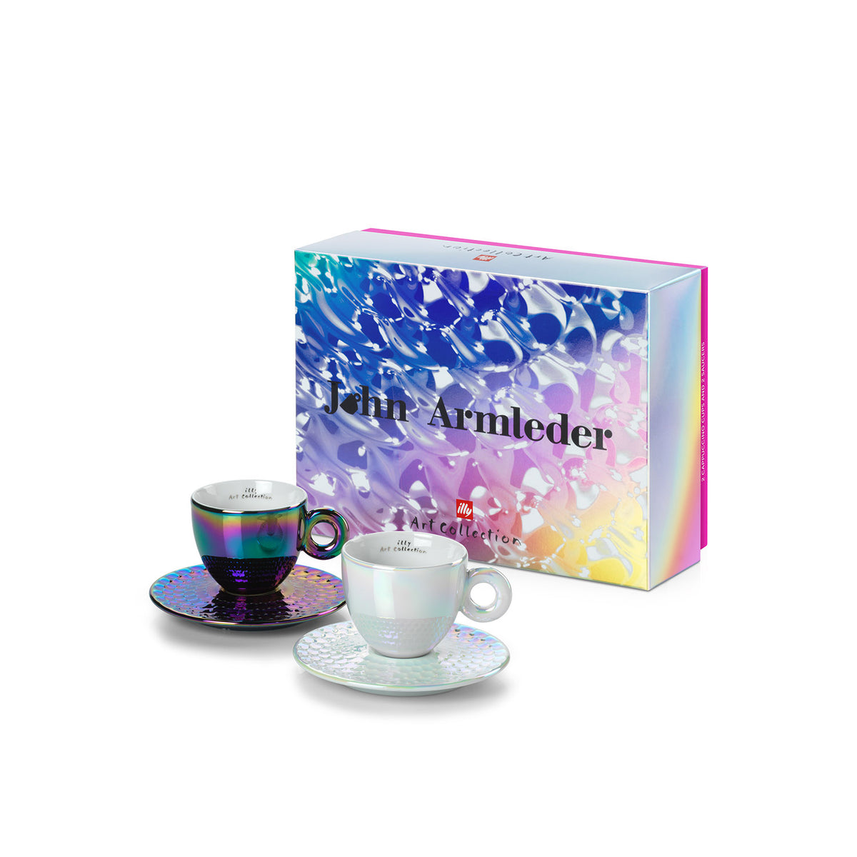 illy Art Collection JOHN ARMLEDER | Espresso- en cappuccinokopjes