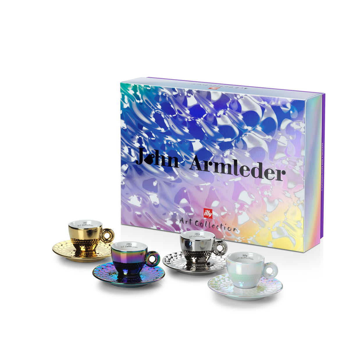 illy Art Collection JOHN ARMLEDER | Espresso- en cappuccinokopjes