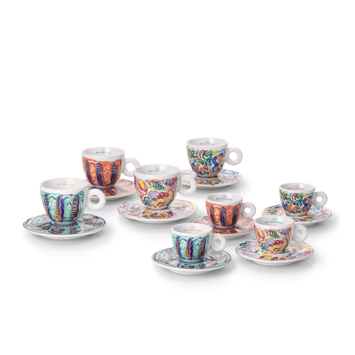 illy Art Collection SOL CALERO | Espresso- en cappuccinokopjes