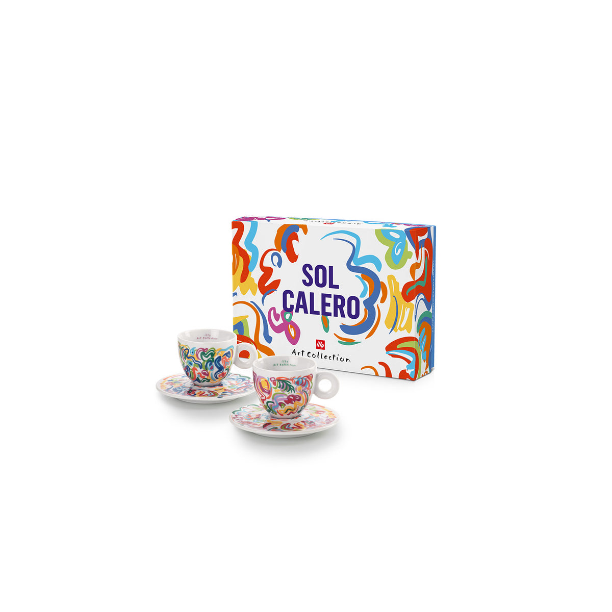 illy Art Collection SOL CALERO | Espresso- en cappuccinokopjes