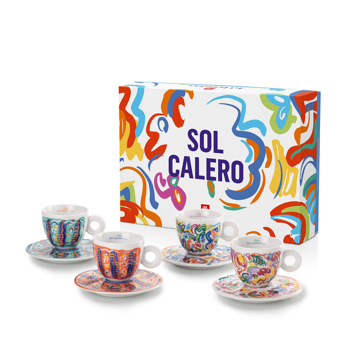 illy Art Collection SOL CALERO | Espresso- en cappuccinokopjes