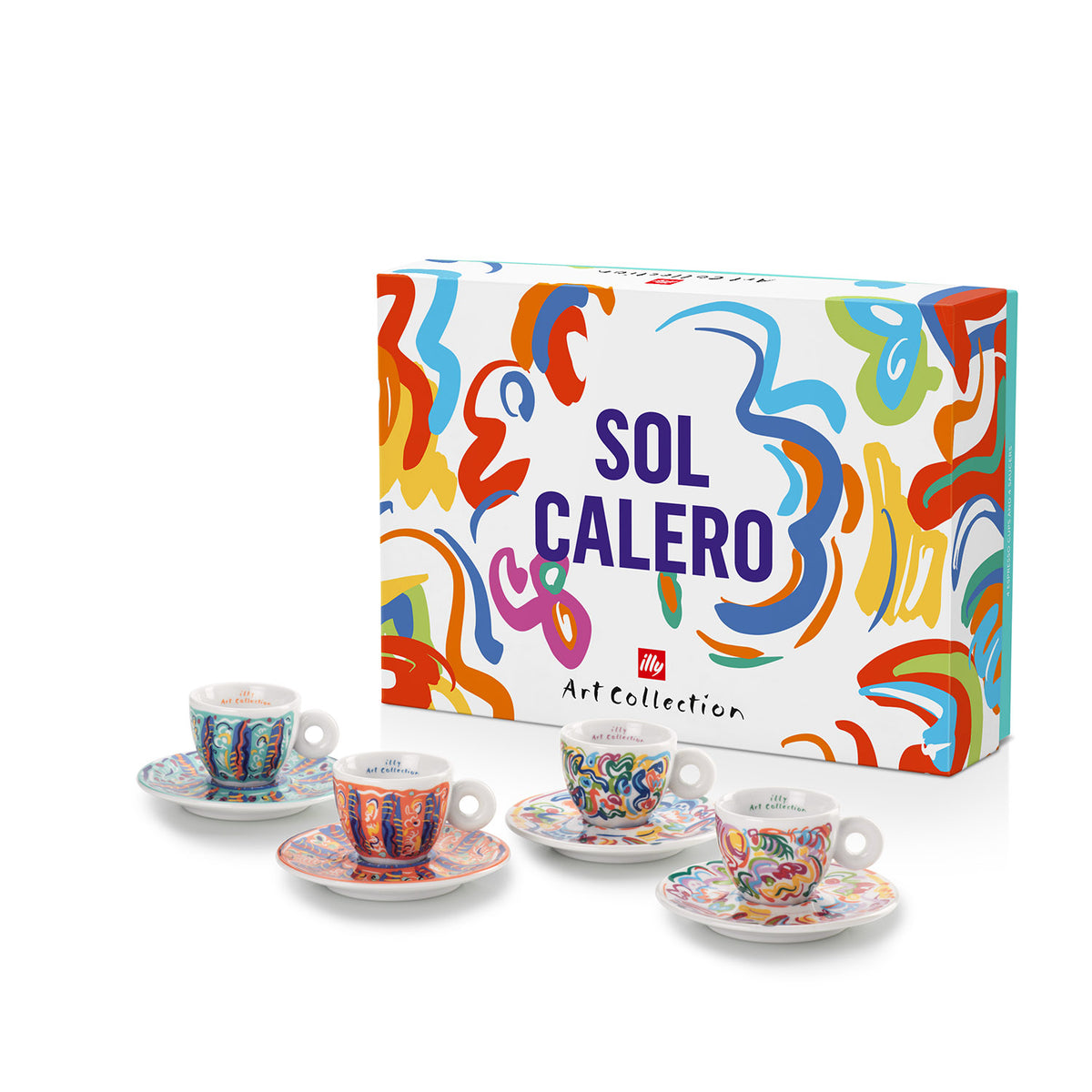 illy Art Collection SOL CALERO | Espresso- en cappuccinokopjes