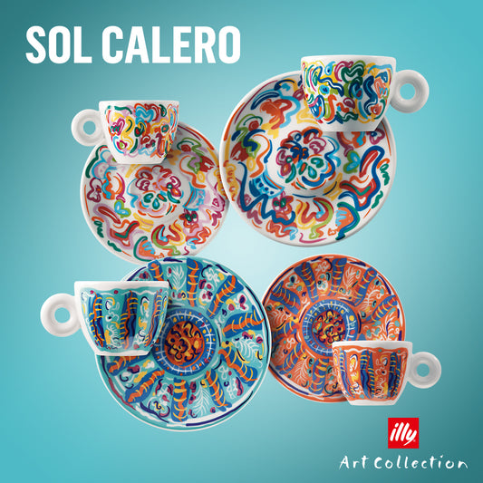 illy Art Collection SOL CALERO | Espresso- en cappuccinokopjes