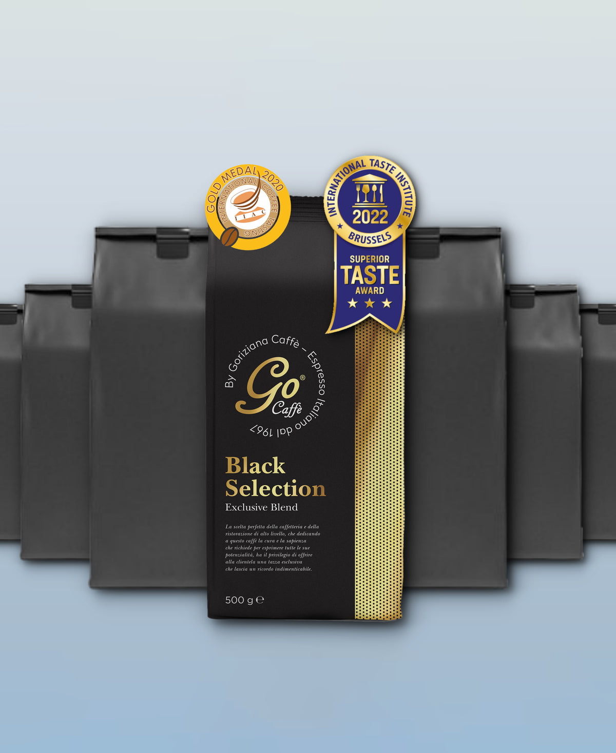 Go Caffè bonen BLACK SELECTION - zak á 500 gram