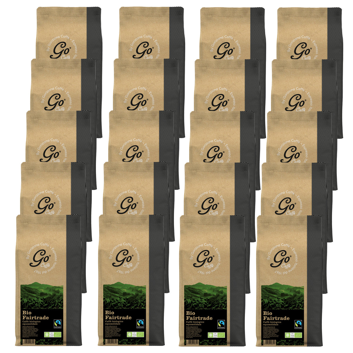 Go Caffè bonen BIO FAIRTRADE - 20 x 500 gram