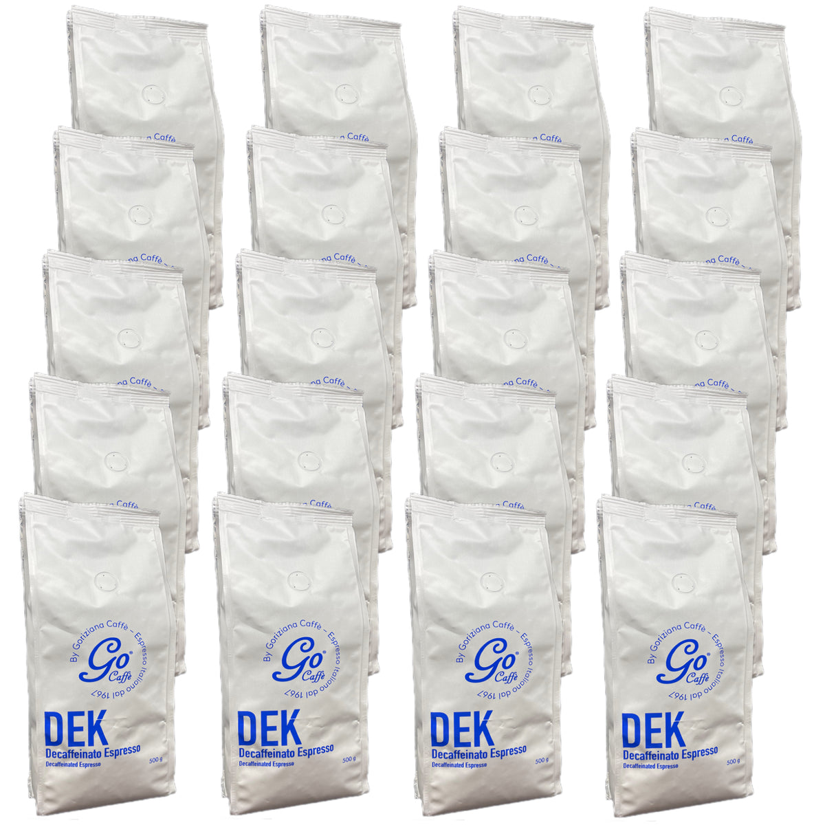 Go Caffè bonen DEK - 20 x 500 gram