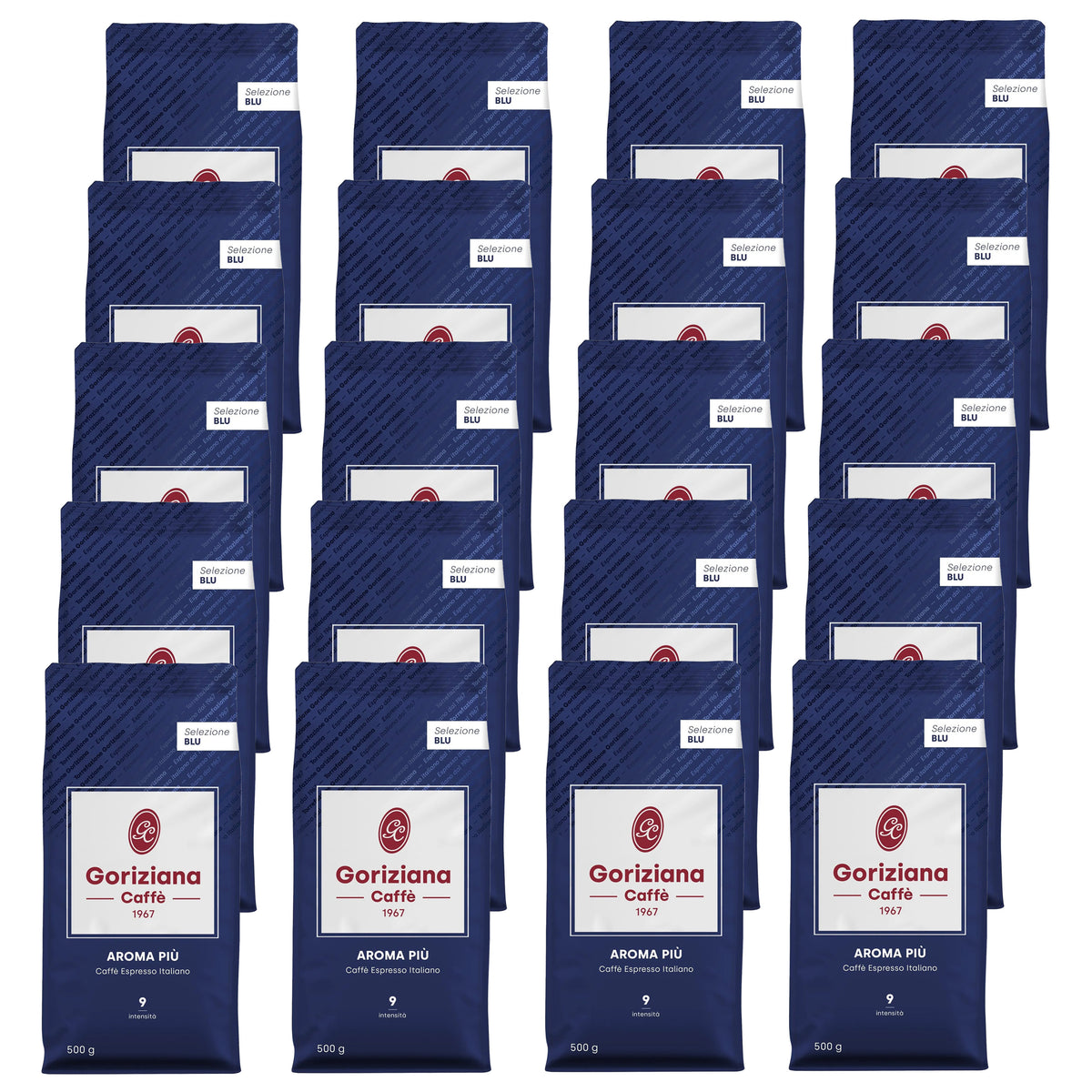 Goriziana Caffè bonen SELEZIONE BLU - 20 x 500 gram