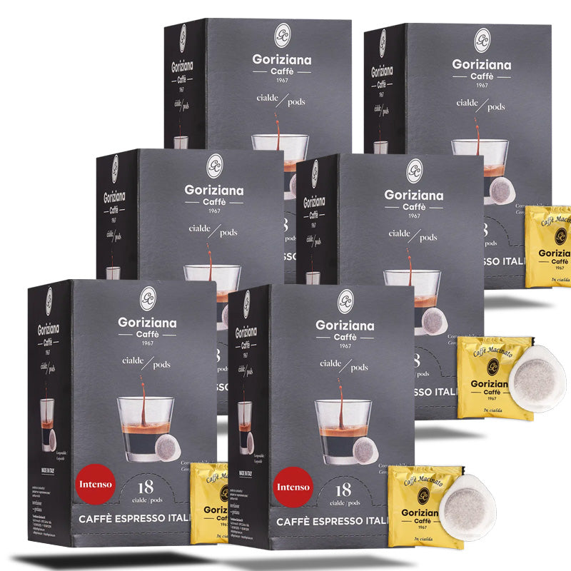 Goriziana Caffè E.S.E. servings POD INTENSO - 12 x 18 koffiepads