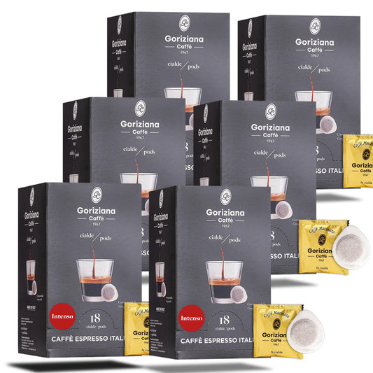 Goriziana Caffè E.S.E. servings POD INTENSO - 12 x 18 koffiepads