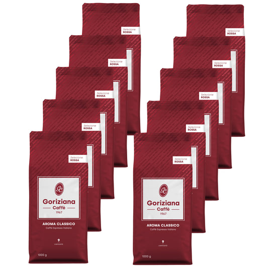 Goriziana Caffè bonen SELEZIONE ROSSA - 10 x 1000 gram