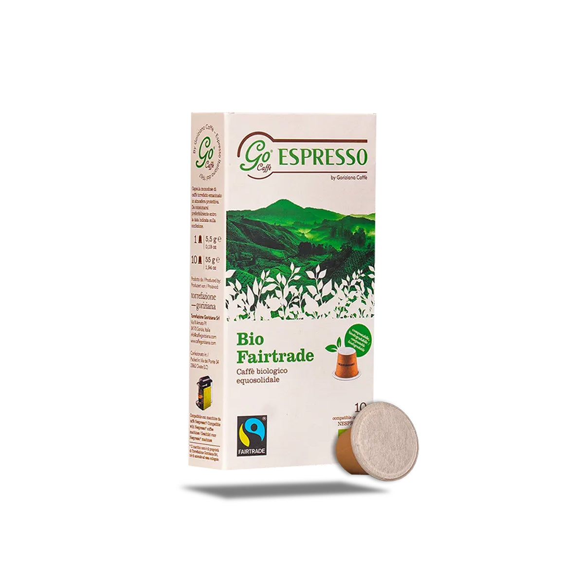 Go Caffè Nespresso® compatible BIO FAIRTRADE - 10 x 10 capsules