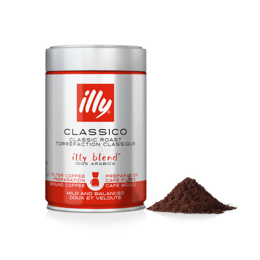 illy gemalen filterkoffie CLASSICO FILTRE - 250 gram