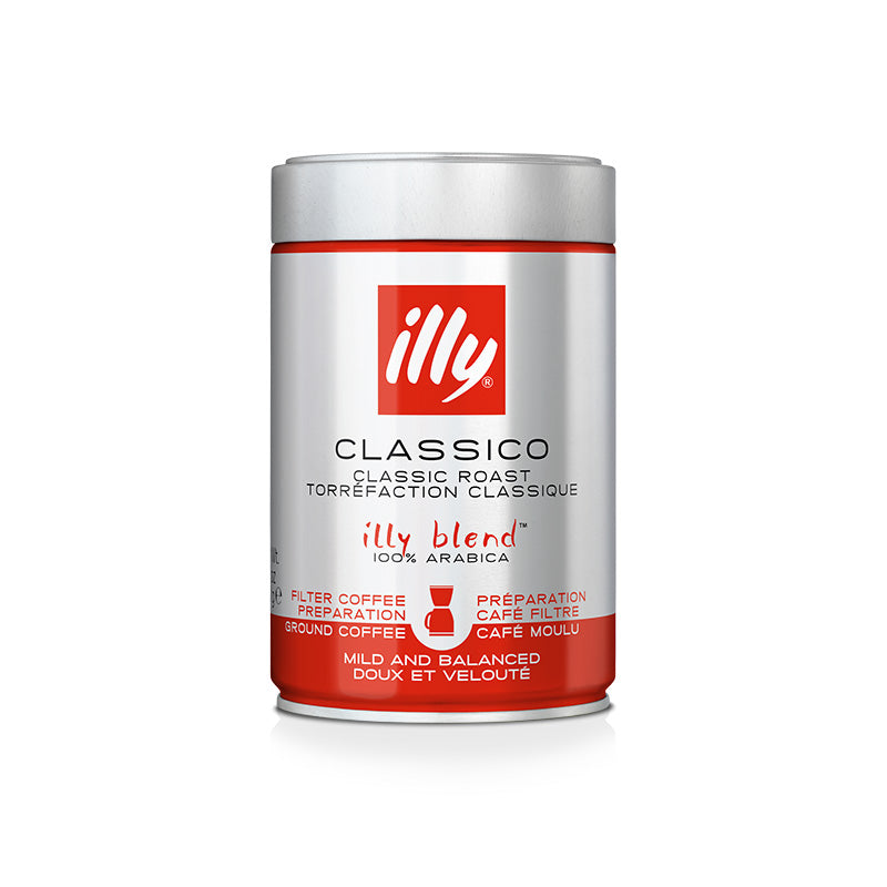 illy gemalen filterkoffie CLASSICO FILTRE - 250 gram