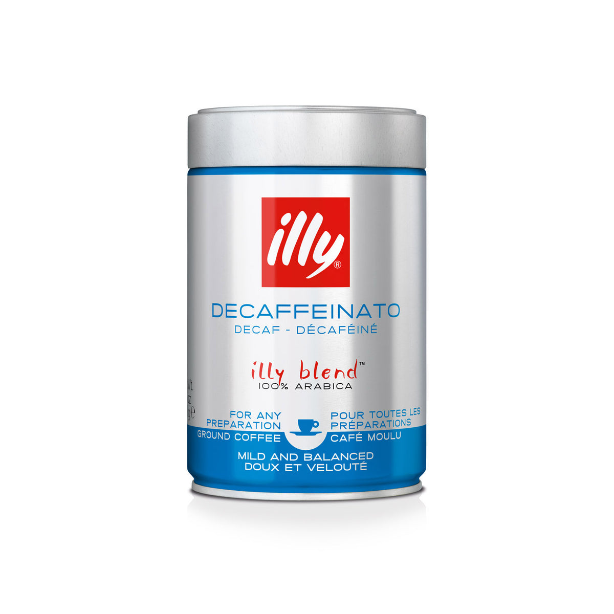 illy gemalen espressokoffie CAFEÏNEVRIJ - 250 gram