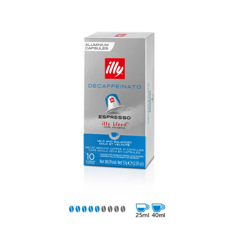 illy Nespresso® compatible DECAFFEINATO - 10 x 10 capsules