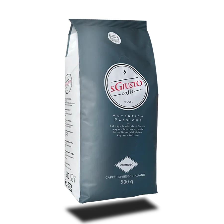 S. Giusto Caffè bonen CREMOSO - zak á 1000 gram